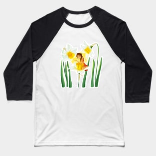 Daffodil Girl Baseball T-Shirt